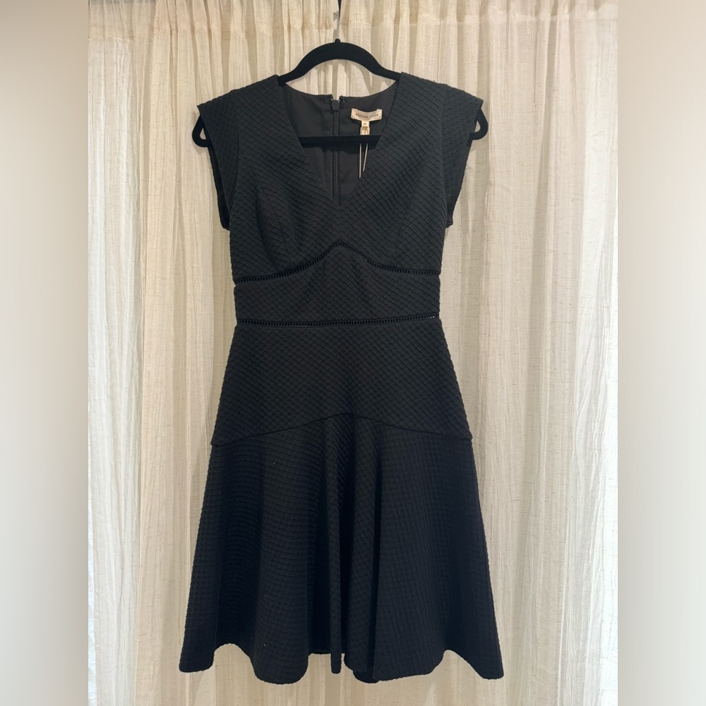 Black mini dress